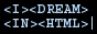 i dream in html in style of html coding